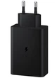 Мережевий зарядний пристрій Samsung 1USB/2USB-C швидка зарядка 65w для Samsung Galaxy Super Fast Charging PD/QC Power Adapter, зарядний пристрій Чорний - изображение 1