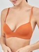 Бюстгальтер без косточек бесшовный с Push-up бесшовный brabrabra 015С 75B Темно-апельсиновый (6907208007937) - изображение 4