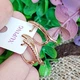 Серьги Xuping Jewelry длина 2.2см ширина 1см медицинское золото позолота 18К с1600 - изображение 5