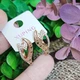 Серьги Xuping Jewelry длина 2.2см ширина 1см медицинское золото позолота 18К с1600 - изображение 6