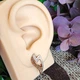 Серьги Xuping Jewelry длина 2.2см ширина 1см медицинское золото позолота 18К с1600 - изображение 7