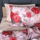 Простынь MirSon Евро 200x220 см 22-1438 Royal Red Roses (2200012405529) - изображение 2
