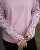 Жіночий Лонгслів Hello Kitty рожевий розмір 3XL - изображение 7