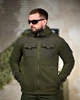 Флісова Кофта 7.62 Tactical Polar зі вставками Softshell олива розмір XL - зображення 1
