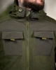 Флісова Кофта 7.62 Tactical Polar зі вставками Softshell олива розмір XL - зображення 4