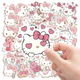 Стікерпак Набір наклейок GeekLand Hello Kitty Хелло Кітті 50 штук - зображення 3