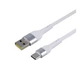 Кабель USB Ridea RC-XS51 X-Silicone Type-C 3A 0.25m Колір Бiлий - изображение 4