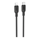 Кабель USB Borofone BX113 Silicone Type-C to Lightning PD27W 2m Колір Чорний - изображение 7