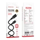 Кабель USB Borofone BX113 Silicone Type-C to Lightning PD27W 2m Колір Чорний - изображение 8