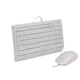 Комплект (клавиатура и мышь) A4Tech Fstyler F1512, USB, 1.5m, White - изображение 2