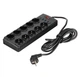 Мережевий фільтр-подовжувач 2E SP-10M-3USB-BK 3м, 10xТипF, 16A, 3xUSB-A, 1xUSB-C - зображення 2