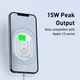 Зарядний пристрій Qi BASEUS Light Magnetic Wireless Charger (suit for IP12 with Type-C cable) 15W (WXQJ-02) white - зображення 9