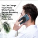 Зарядний пристрій Qi BASEUS Light Magnetic Wireless Charger (suit for IP12 with Type-C cable) 15W (WXQJ-02) black - зображення 5