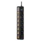 Сетевой фильтр-удлинитель 2E SP-6M-3SW-BK 3м, 6xТипF, 16A, 2xUSB-A, 1x USB-C - изображение 1