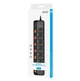 Сетевой фильтр-удлинитель 2E SP-6M-3SW-BK 3м, 6xТипF, 16A, 2xUSB-A, 1x USB-C - изображение 7