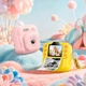 Детская цифровая фото-видео камера HOCO Dual camera children printing camera DV211, 2.0 ips screen, 1080p video, 20MP, 1300mAh, yellow - изображение 5