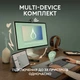 Комплект (клавиатура + мышь) Logitech Pebble 2 Combo, BT, 2.4G, Rose Wireless (920-012241) - изображение 12