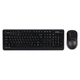 Комплект (клавиатура и мышь) A4Tech Fstyler FG1012 Wireless, 2.4G, Black - изображение 1