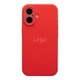 Чохол Silicone Case Full Size with Frame для iPhone 16 14.Red - изображение 1
