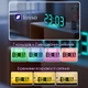 Часы электронные настольные LOSSO Premium 3D-LUMITIME с LED подсветкой черные - изображение 5