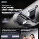 Потужний повербанк з ліхтариком для ноутбука Power Bank Remax FP-6 60000mAh 100W синій - зображення 3