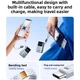 Павербанк UGREEN 10000mAh 55W Power Bank для телефону та планшета з вбудованим USB-C кабелем PB727 Gray - зображення 2