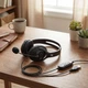 Універсальна накладна стерео гарнітура провідна для геймерів Over-ear 2E CH13 USB omni-mic повнорозмірні ігрові навушники провідні USB 2 м для ПК з мікрофоном динаміки 40 мм Чорний - зображення 1