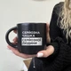 Чашка «Серьезная» черная - изображение 8
