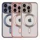 Чохол TPU Metallic Chrome Full Camera with Magsafe для iPhone 12 Pro Chrome Black - изображение 2