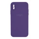 Чохол Silicone Case Square Full Camera для iPhone X/Xs 78.Amethyst - изображение 1