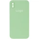 Чохол Silicone Case Square Full Camera для iPhone X/Xs 01.Mint - изображение 1