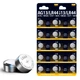 Батарейка AG13 LR44 Alkaline Button Cell A76 SR44 357 1,5V Blister 10 штук - изображение 2