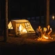 Намет Naturehike з навісом CNH22ZP029, світлий коричневий (6975641887829) - зображення 3