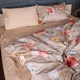Простынь MirSon Полуторная 150х220 см 22-1443 Floral Olive Harmony (2200012406649) - изображение 1