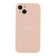 Чехол Silicone Case Full с защитой камеры для iPhone 13 Pink sand - изображение 1