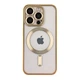 Чохол TPU Metallic Chrome Full Camera with Magsafe для iPhone 13 Pro Chrome Gold - изображение 1