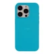 Чохол Premium Silicone Case Full Size (AA) для iPhone 15 Pro 16.Blue - зображення 1