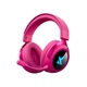Наушники MCHOSE X9 Pink Беспроводная Игровая Гарнитура, Радиоканал/Bluetooth/3.5мм. Съемный Микрофон, RGB Подсветка, Обьемный звук 7.1, Автономная робота 250 Часов - изображение 2