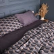 Комплект постельного белья Mirson Полуторный 143х210 см 22-1441 Dark Cube Pattern Сатин (2200012406298) - изображение 4