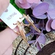 Серьги Xuping Jewelry длина 2.9см ширина 1.3см медицинское золото позолота 18К с1588 - изображение 5