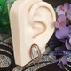 Серьги Xuping Jewelry длина 2.9см ширина 1.3см медицинское золото позолота 18К с1588 - изображение 6