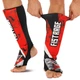 Защита голени и стопы чулочного типа Fistrage Fight Gear 7925 размер S Red-Black - изображение 4
