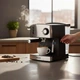 Электрическая кофеварка рожковая объемом 1.6 л ARDESTO Steel Collection YCM-E1600 настольная кофемашина с ручным капучинатором для молотого кофе из нержавеющей стали 850 Вт Серебристо-черный - изображение 4