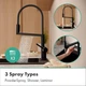 Змішувач hansgrohe Talis Select M54 PowderSpray для кухонної мийки 72861670, чорний матовий - изображение 7