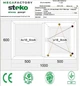 Окно Steko 1000 х 600 мм на 2-стекла+аргон, форточка с права - изображение 2