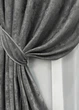 Комплект готовых штор VR-Textil Жаккард Sultan XO № 1123ш Графитовый 100х270 см 2 шт (31-459) - изображение 5