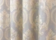 Комплект готових штор VR-Textil Льон Корона Марія № 1268ш Світло-сірий з золотистим 150х250 см 2 шт (39-918) - зображення 7