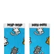 Шкарпетки р.36-40 довгі NOSKAR Kitten Blue - изображение 2
