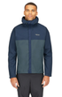 Куртка мужская мембранная Rab Downpour Jacket, Tempest Blue, XXL (RB QWI-06-TMB-XXL) - изображение 3