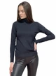 Женский базовый гольф-водолазка с кашемиром Moni &Co Чёрный XL-XXL (50-52) - изображение 2
